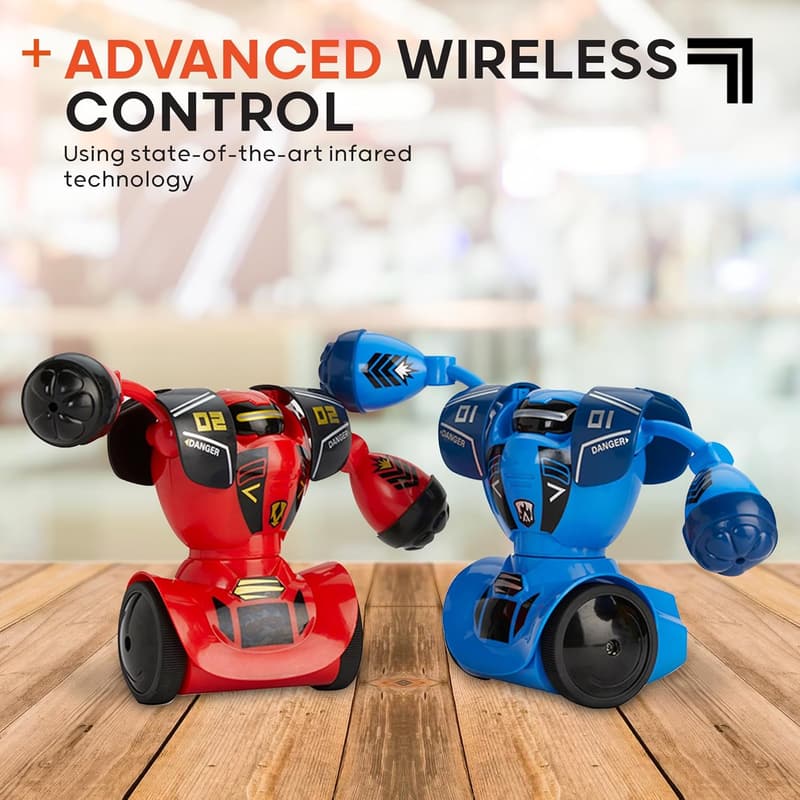 2-Player Remote Control Battle Robots Set with LED Lights