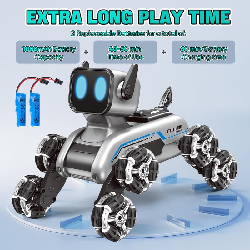 Remote Control Gesture Sensing Robot Dog Toy for Kids