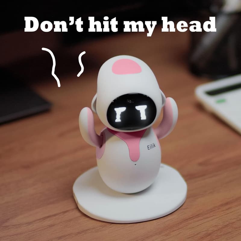 Interactive Pink Robot Pet Toy - Fun Emotion and Mini-Games