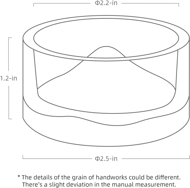 Mount Fuji Glass Bowls for Small Pets - Hamster Feeding & Water