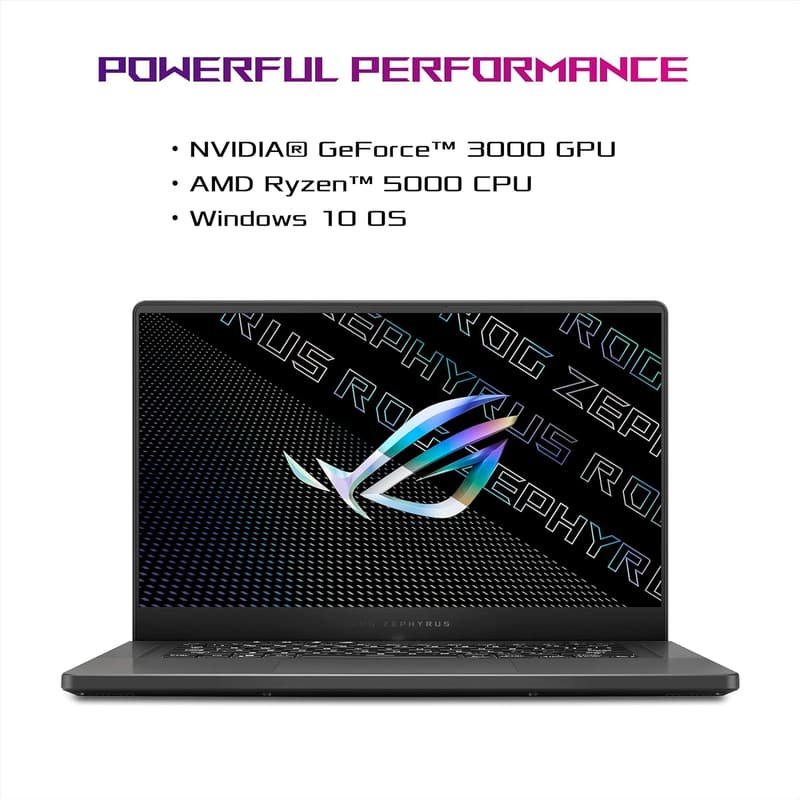 ASUS ROG Zephyrus G15 Gaming Laptop, RTX 3080, Ryzen 9, 16GB RAM
