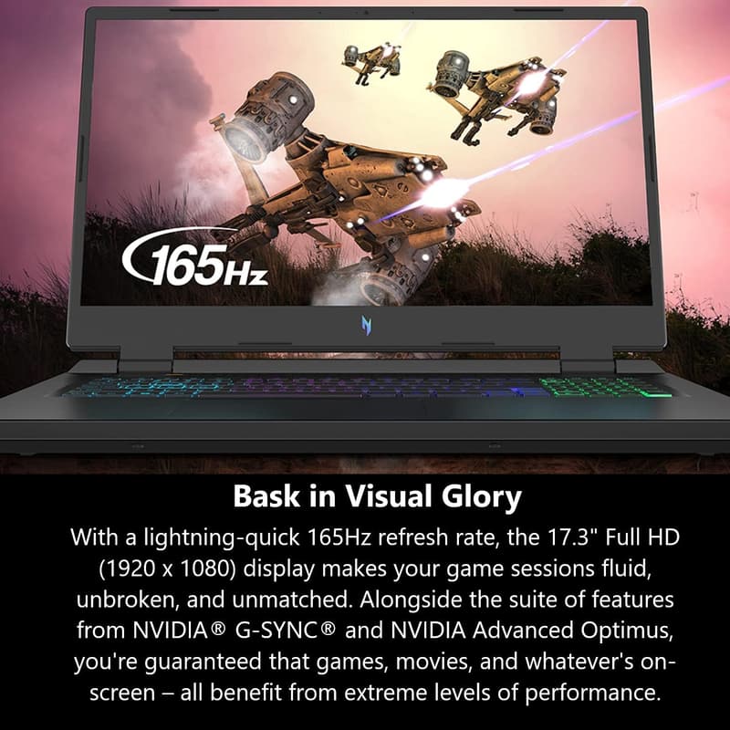 Acer Nitro 17 Gaming Laptop with Ryzen 7, RTX 4050, 16GB RAM, 1TB SSD