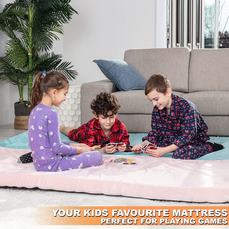 Camping Mattress Pad - CertiPUR-US Certified, Water-Resistant Cover