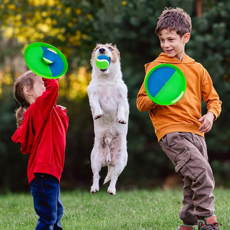 Toss and Catch Ball Game Set - Indoor/Outdoor Toy for Kids