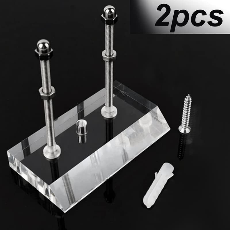 Skateboard Wall Mount Rack - 2-Pack Deck Display Storage