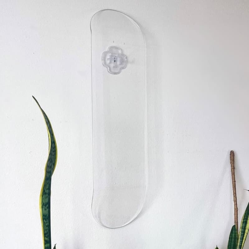 Skateboard Deck Hanger | Clear Floating Display Mount