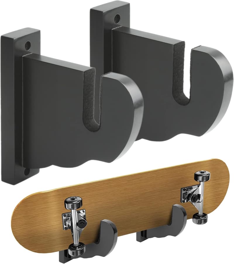 Acrylic Skateboard Wall Mount Rack for Display & Storage