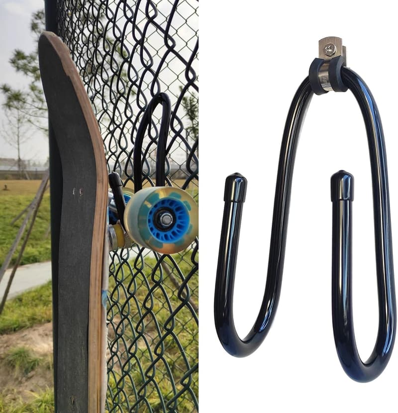 Skateboard Wall Mount Hanger - Upgraded Longboard Rack