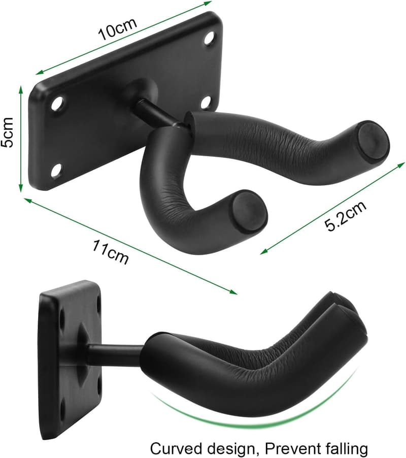 Skateboard Wall Hanger Set - 2 Pack Mount for Storage & Display
