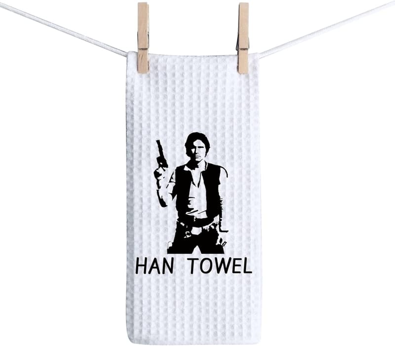 Waffle Absorbent Kitchen Towel - Movie Inspired Housewarming Gift