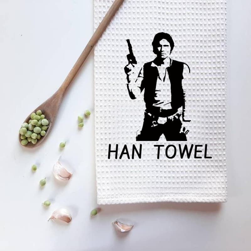 Waffle Absorbent Kitchen Towel - Movie Inspired Housewarming Gift