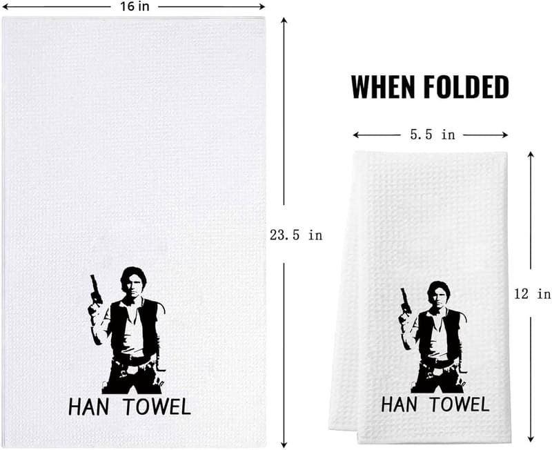 Waffle Absorbent Kitchen Towel - Movie Inspired Housewarming Gift