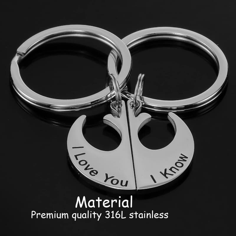 Valentine's Day Star Wars Couple Keychain