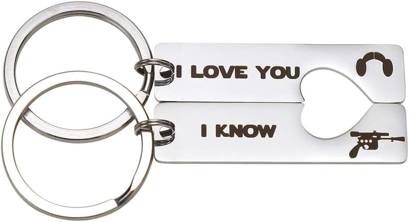 Valentine's Day Keychain for Couples - 
