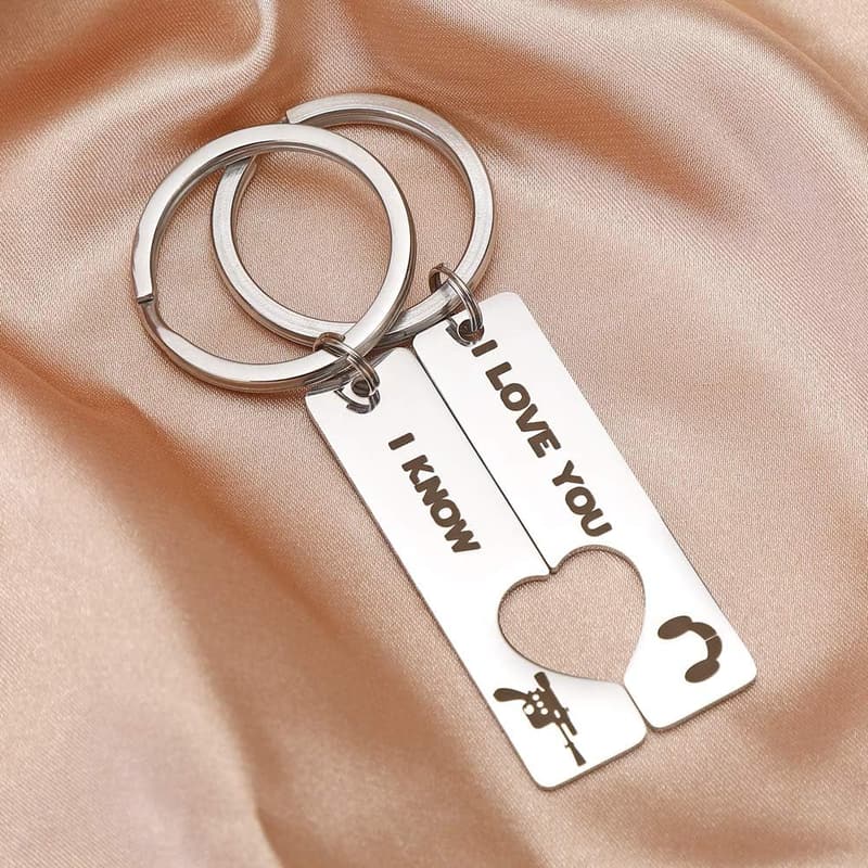 Valentine's Day Keychain for Couples - 