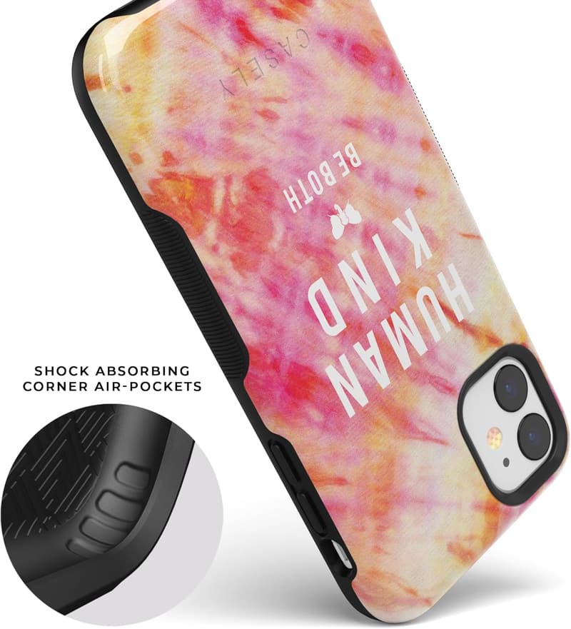 Human Kind Tie Dye iPhone 11 Case | Pogrubiony & Protective Design