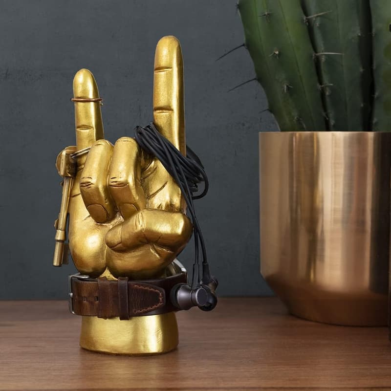 Jewelry Organizer & Headphone Stand | Hand Sculpture Decor