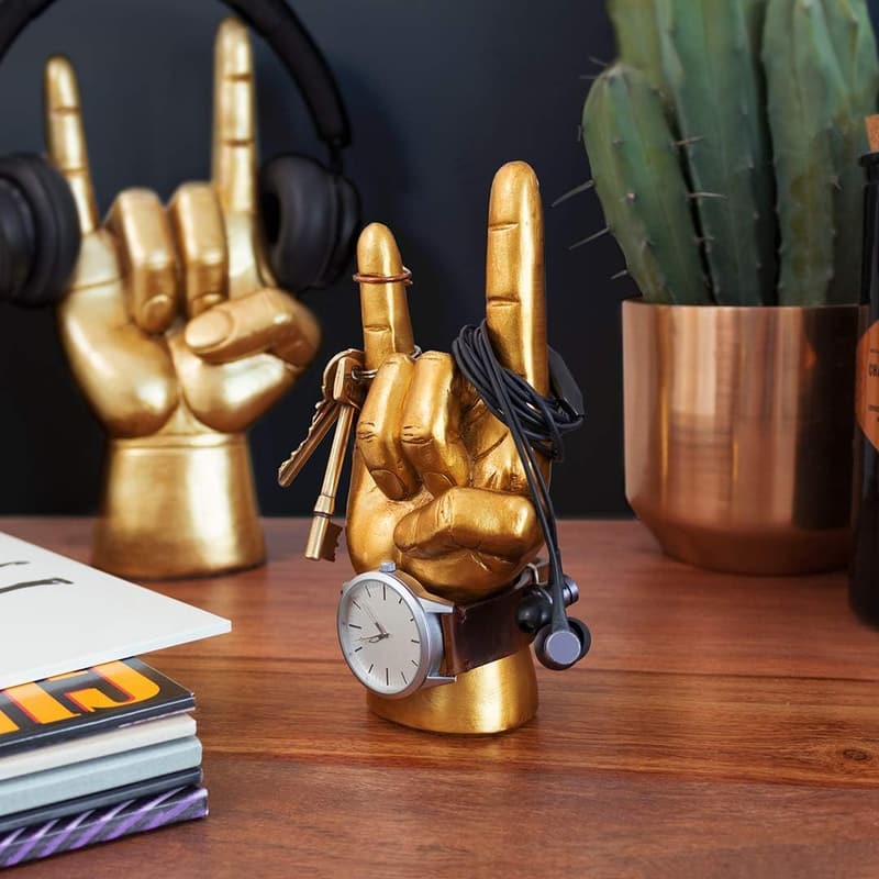 Jewelry Organizer & Headphone Stand | Hand Sculpture Decor
