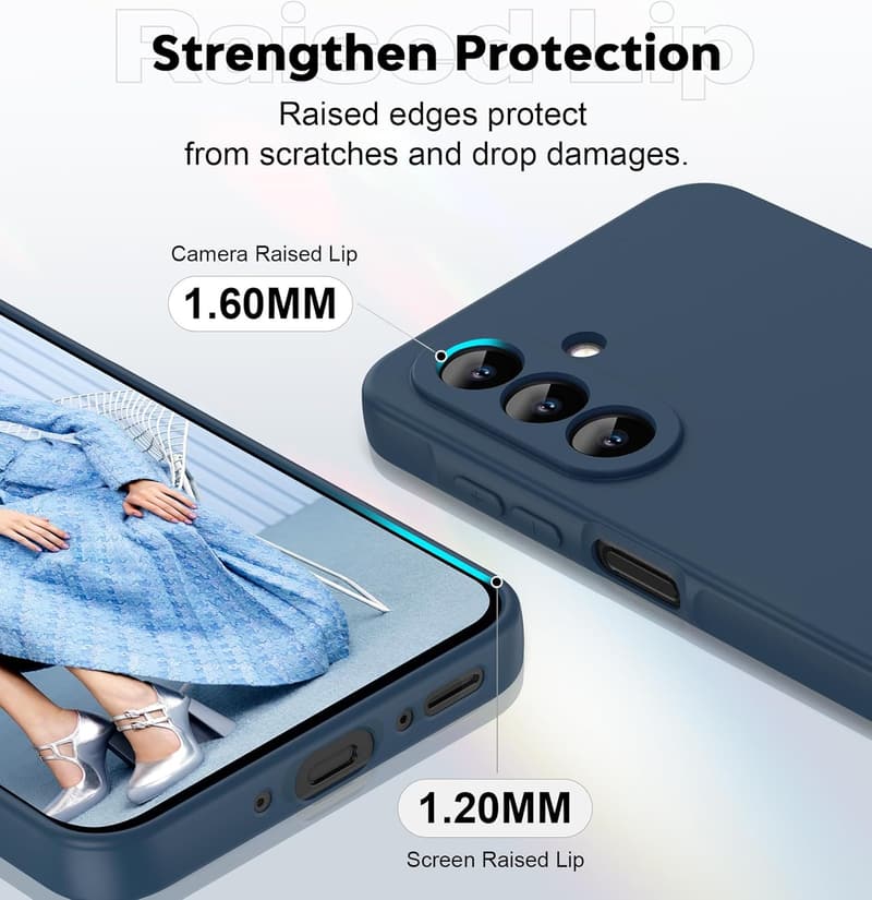 Samsung Galaxy A26 5G Liquid Silicone Case with 2 Screen Protectors