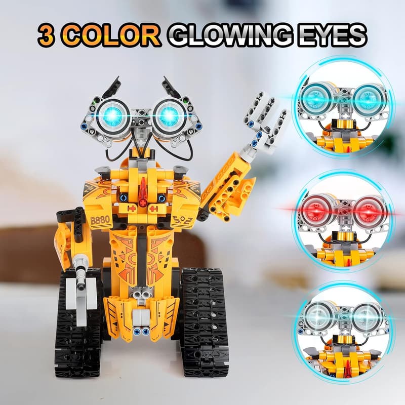 STEM Robot Building Kit with Remote Control for Ages 8-12