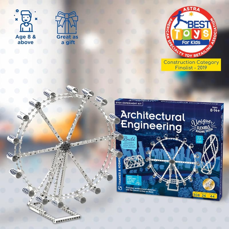 Architectural Engineering Building Kit for Kids - Award-Winning Model Set