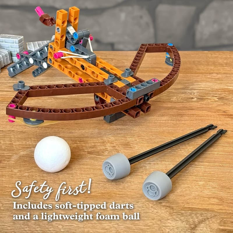 STEM Catapult Engineering Kit for Ages 8+, Build 6 Medieval Models