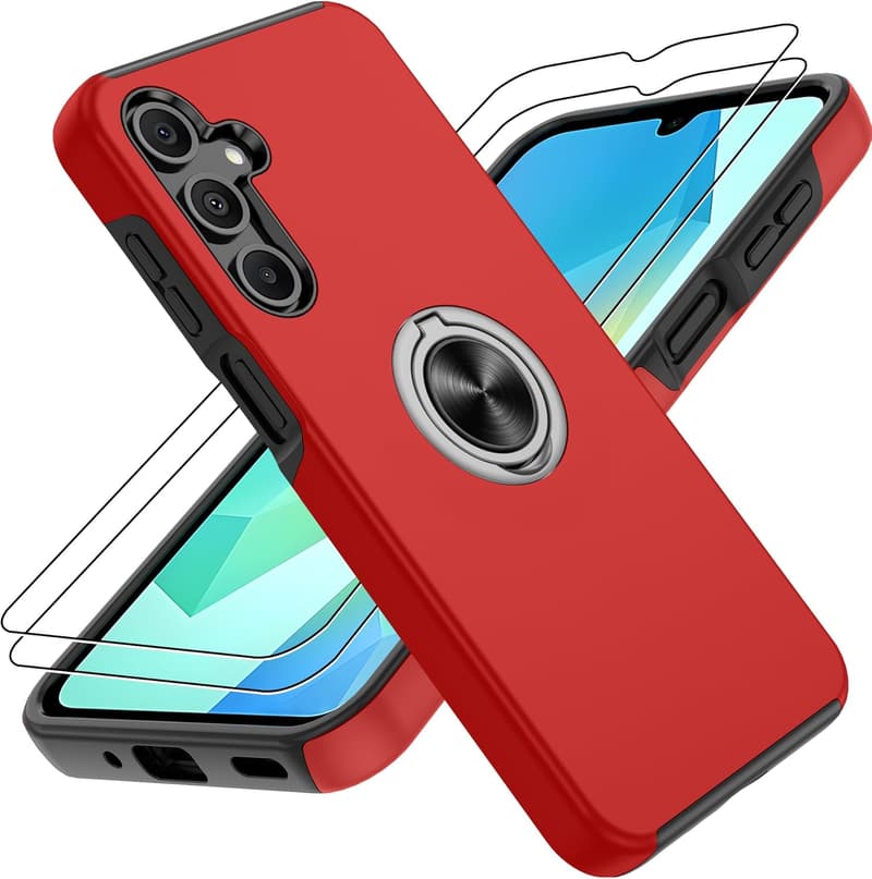 Samsung Galaxy A16 5G Case with Screen Protector and Kickstand