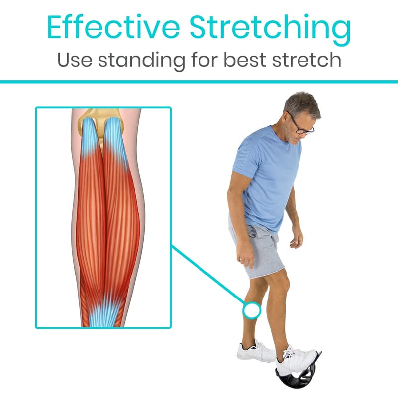 Calf Stretcher Foot Rocker - Roller Therapy Device for Runners