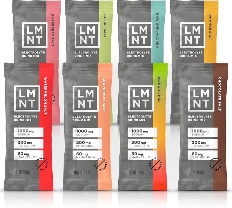Zero Sugar Electrolyte Drink Mix Sample Pack - 8 Count