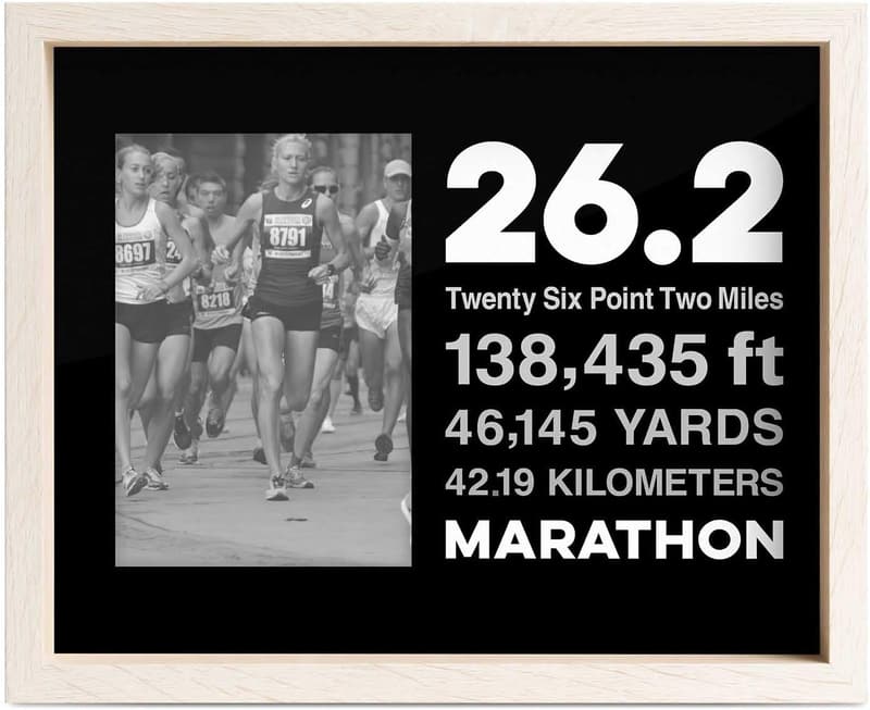 Running Photo Frame for Marathon Finishers | 26.2 Miles