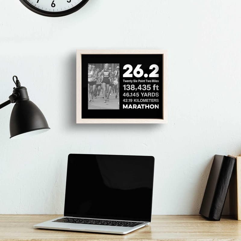Running Photo Frame for Marathon Finishers | 26.2 Miles