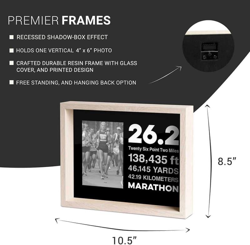 Running Photo Frame for Marathon Finishers | 26.2 Miles