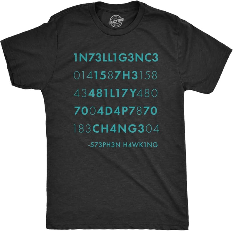 Funny Stephen Hawking Quote T-Shirt for Men