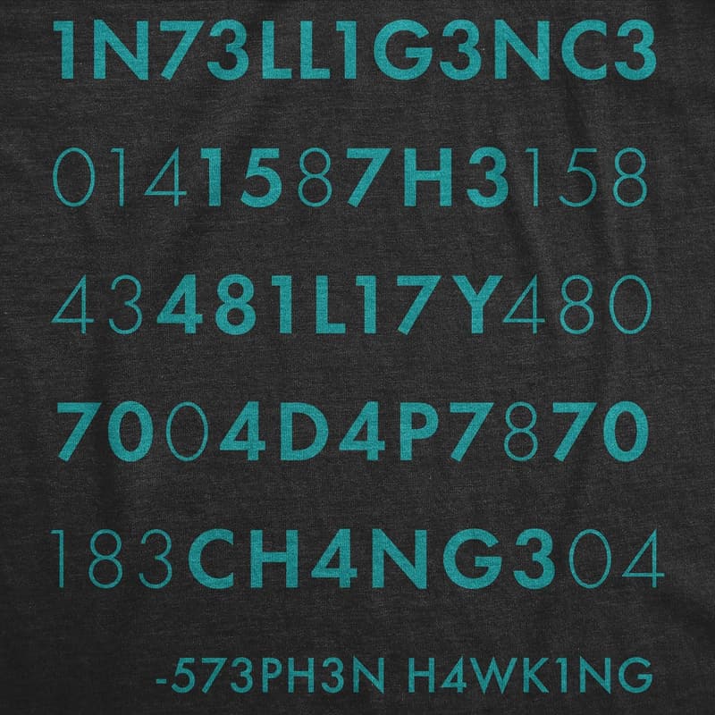 Funny Stephen Hawking Quote T-Shirt for Men