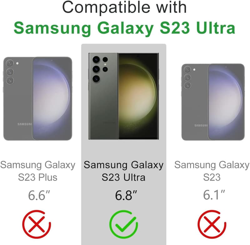 Samsung Galaxy S23 Ultra Slim Case with Anti-Skid Edge
