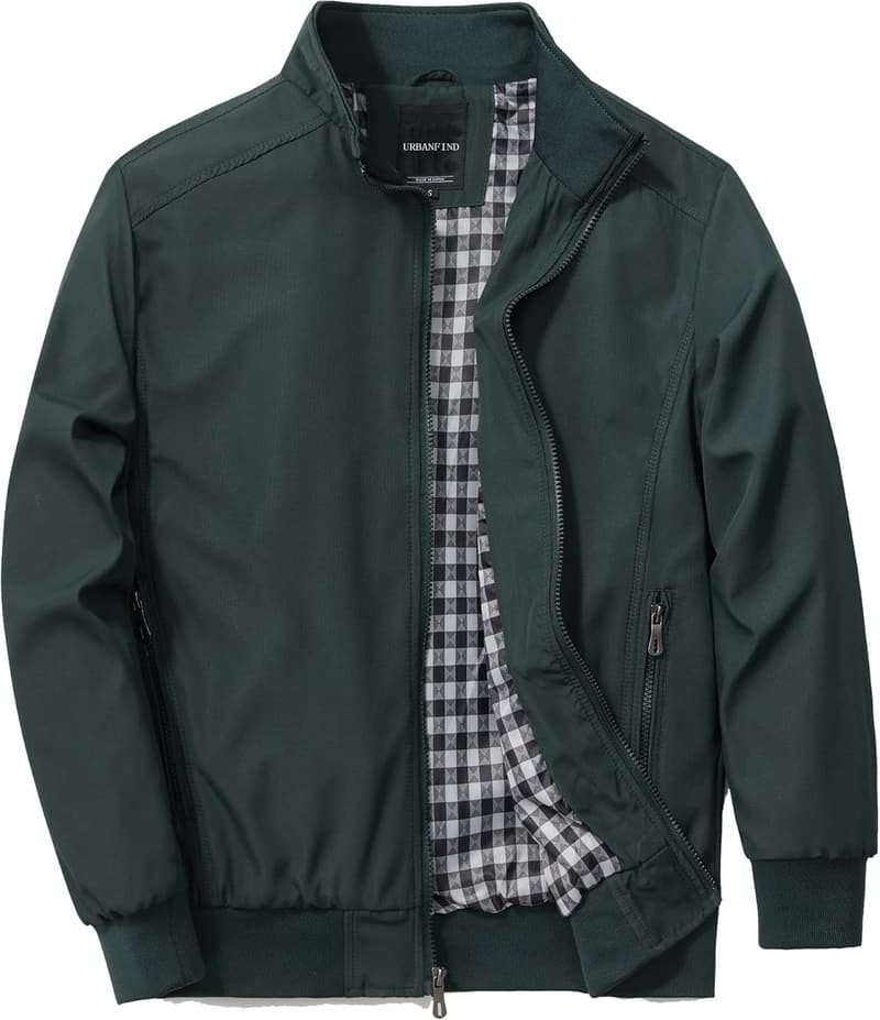 Men's Lightweight Windbreaker Jacket for Outdoor Recreation