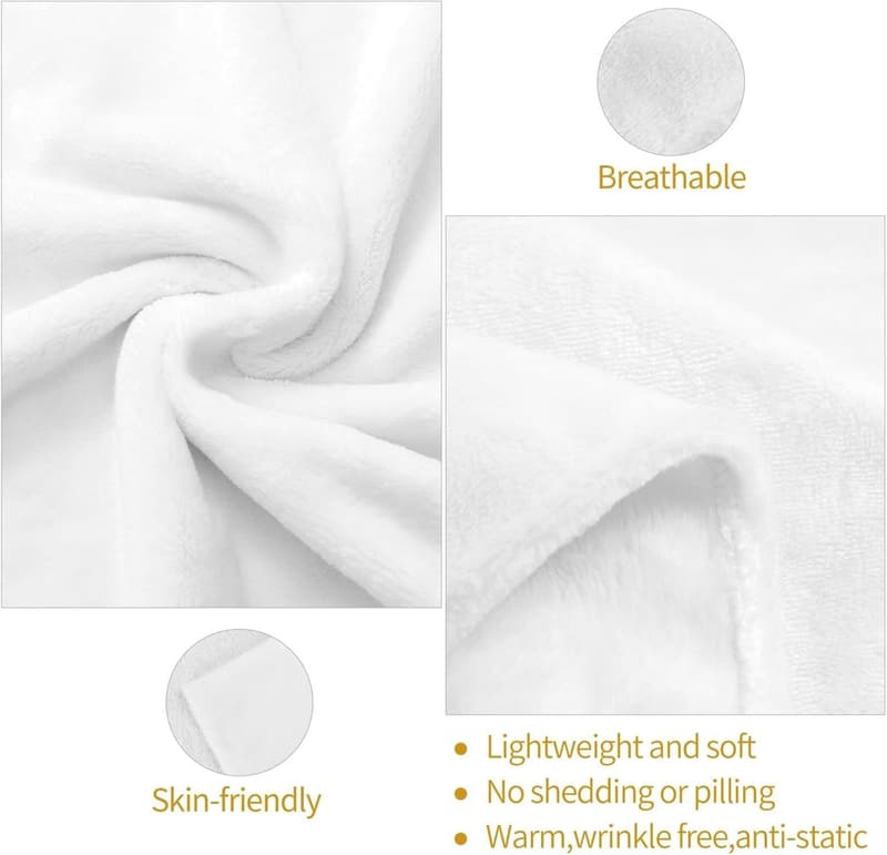 60th Birthday Throw Blanket for Women, 60”x50”, Cozy Gift