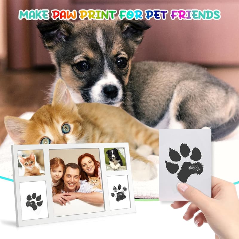 Baby Handprint and Paw Print Ink Kit - Washable, Non-Toxic