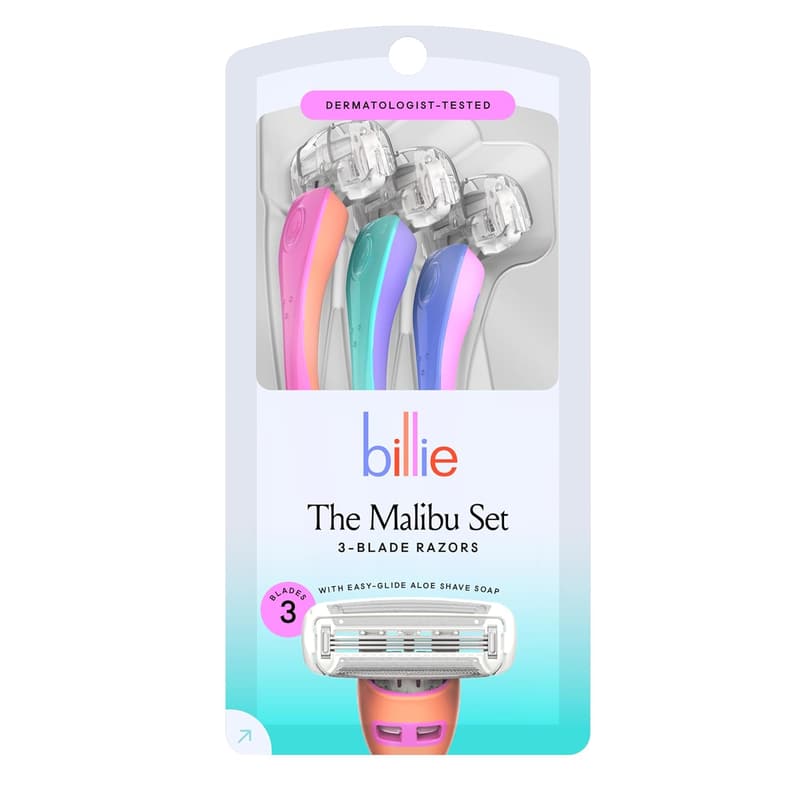 Malibu Set of Billie Disposable Razors for Women