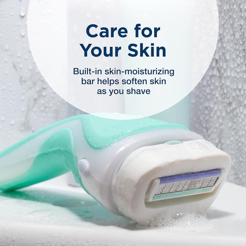 Women's Intuition Razor with Organic Aloe & 2 Blade Refills