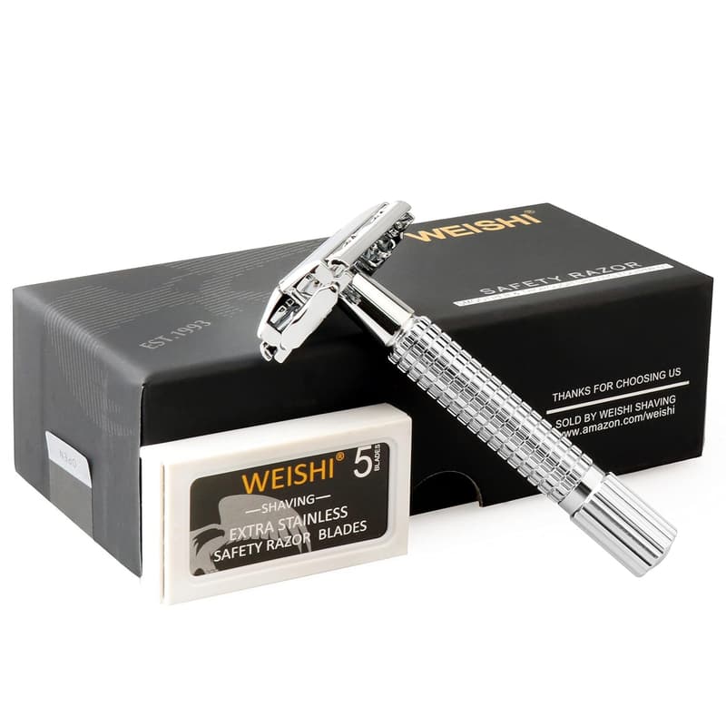 Eco-Friendly Chrome Butterfly Double Edge Safety Razor
