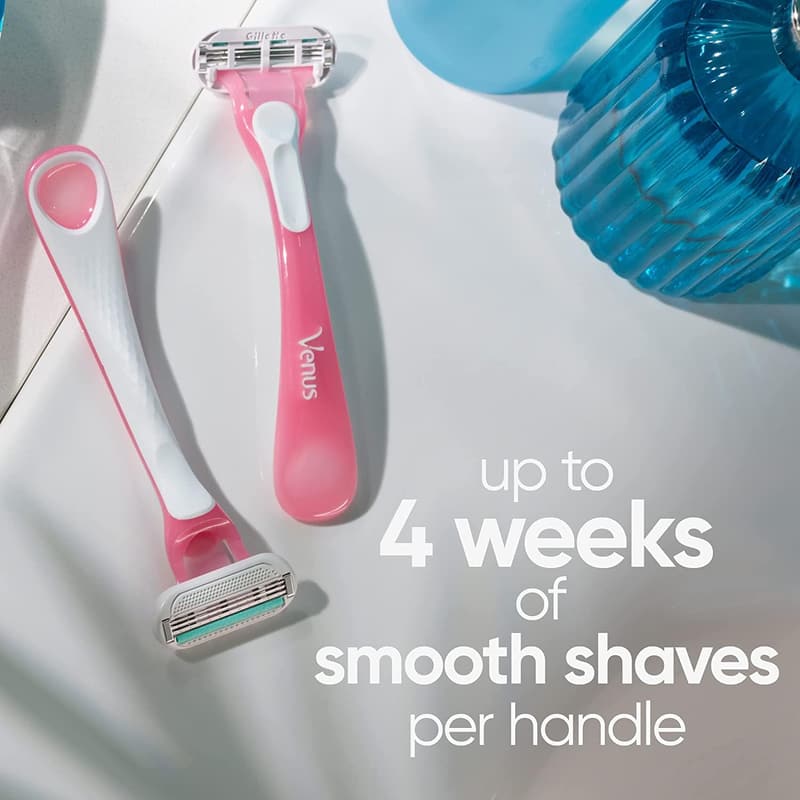 Gillette Venus Sensitive Razors for Women, 6 Count, Comfort Shave