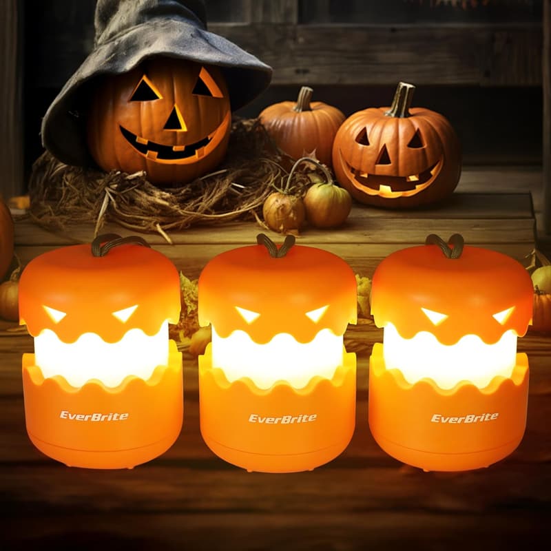 Halloween Pumpkin Lantern Set - Collapsible Jack O' Lanterns