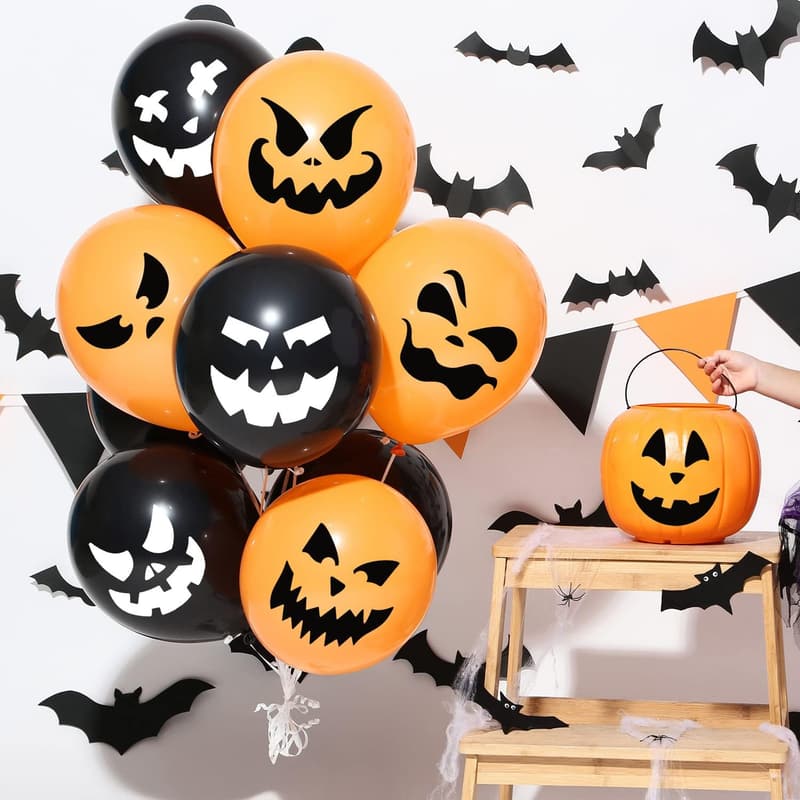 Reusable Halloween Pumpkin Face Stencils for Wood Carving