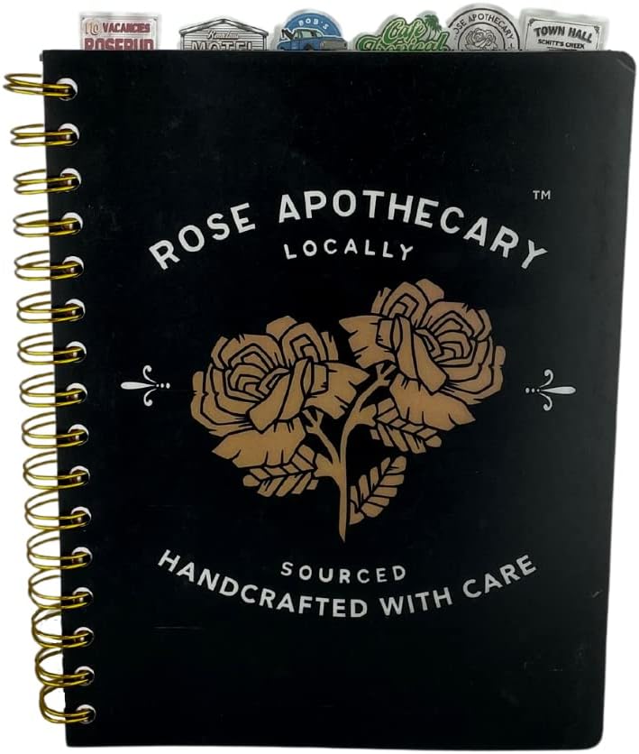 Schitt's Creek Spiral Tab Journal - Rose Apothecary, 144 Pages