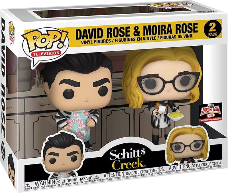 Schitt's Creek Funko Pop! Exclusive David & Moira Rose