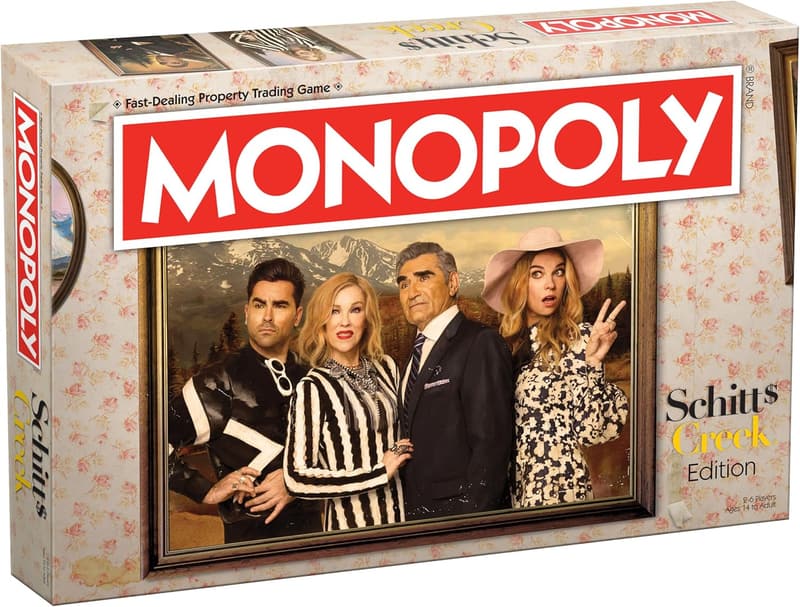 Schitt's Creek Monopoly Game with Collectible Tokens