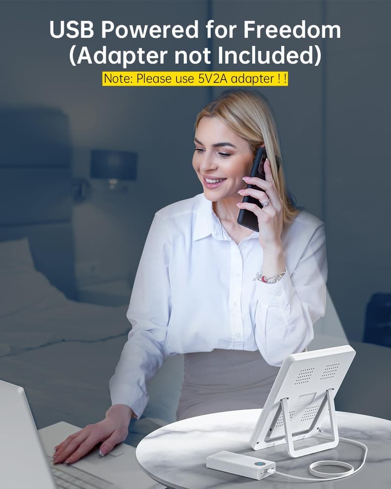 Light Therapy Lamp - 10,000 Lux, Portable Mood Booster