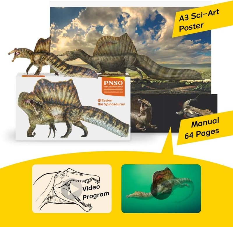 Spinosaurus Dinosaur Model - Educational Toy for Kids