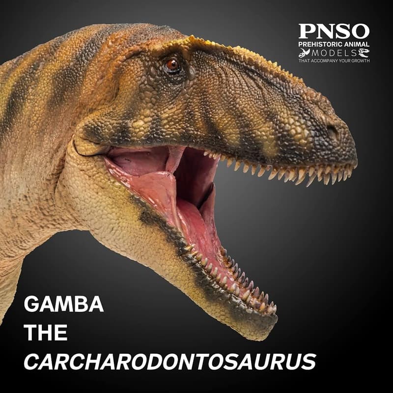 Carcharodontosaurus Dinosaur Model - Prehistoric Figure